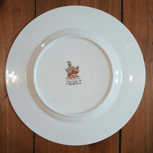 🐰🍽 Royal Doulton Bunnykins Plate Bunnies Ceramic 🍽🐇 - Picture 4 of 4